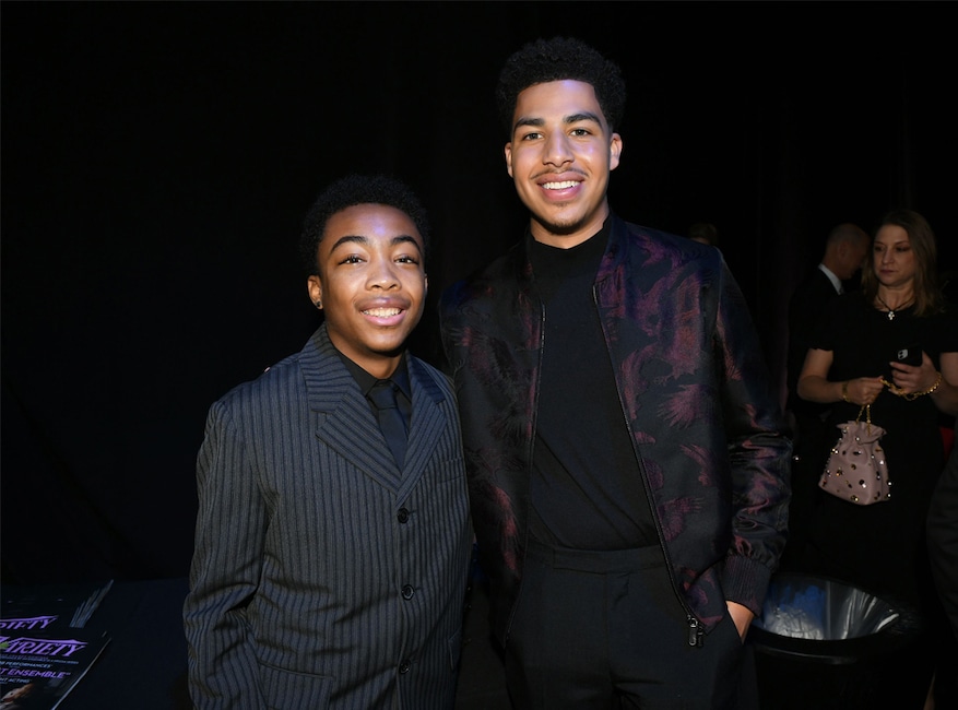 Asante Blackk, Marcus Scribner, 2020 Critics Choice Awards, After Party